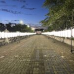 山形県護国神社平和のご献灯設営工事画像