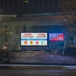 メディアタワー前モンテディオ山形様デジタルサイネージ画像