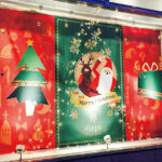 荘内銀行様ウインドウディスプレイ画像