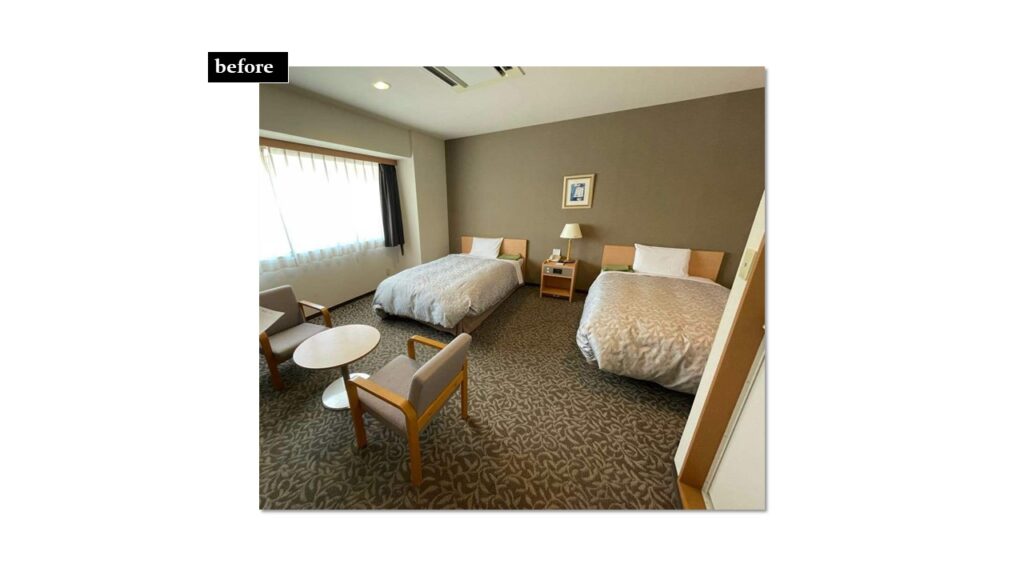 ホテルいずくら様ビフォー画像